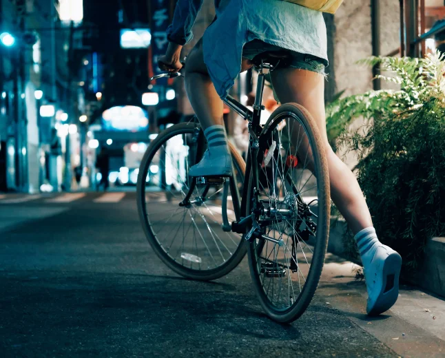 Riding a bike is a delightful and invigorating experience
