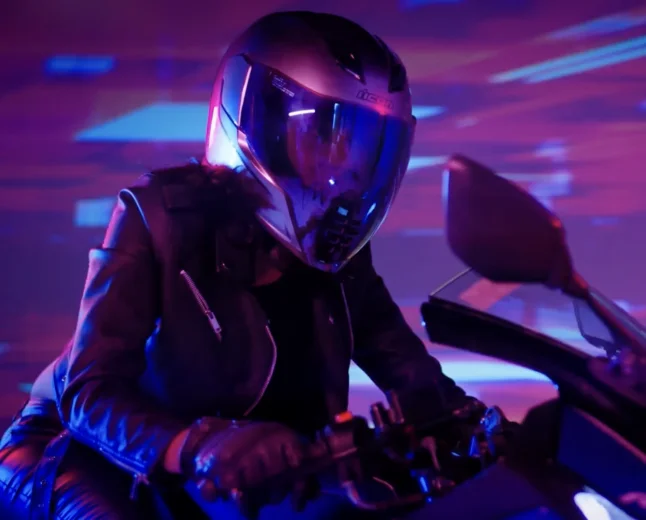 Midnight ride through the dark city